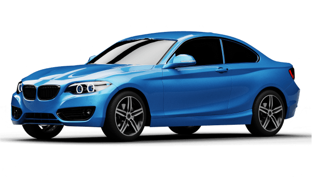 Luxury rental car in Dallas